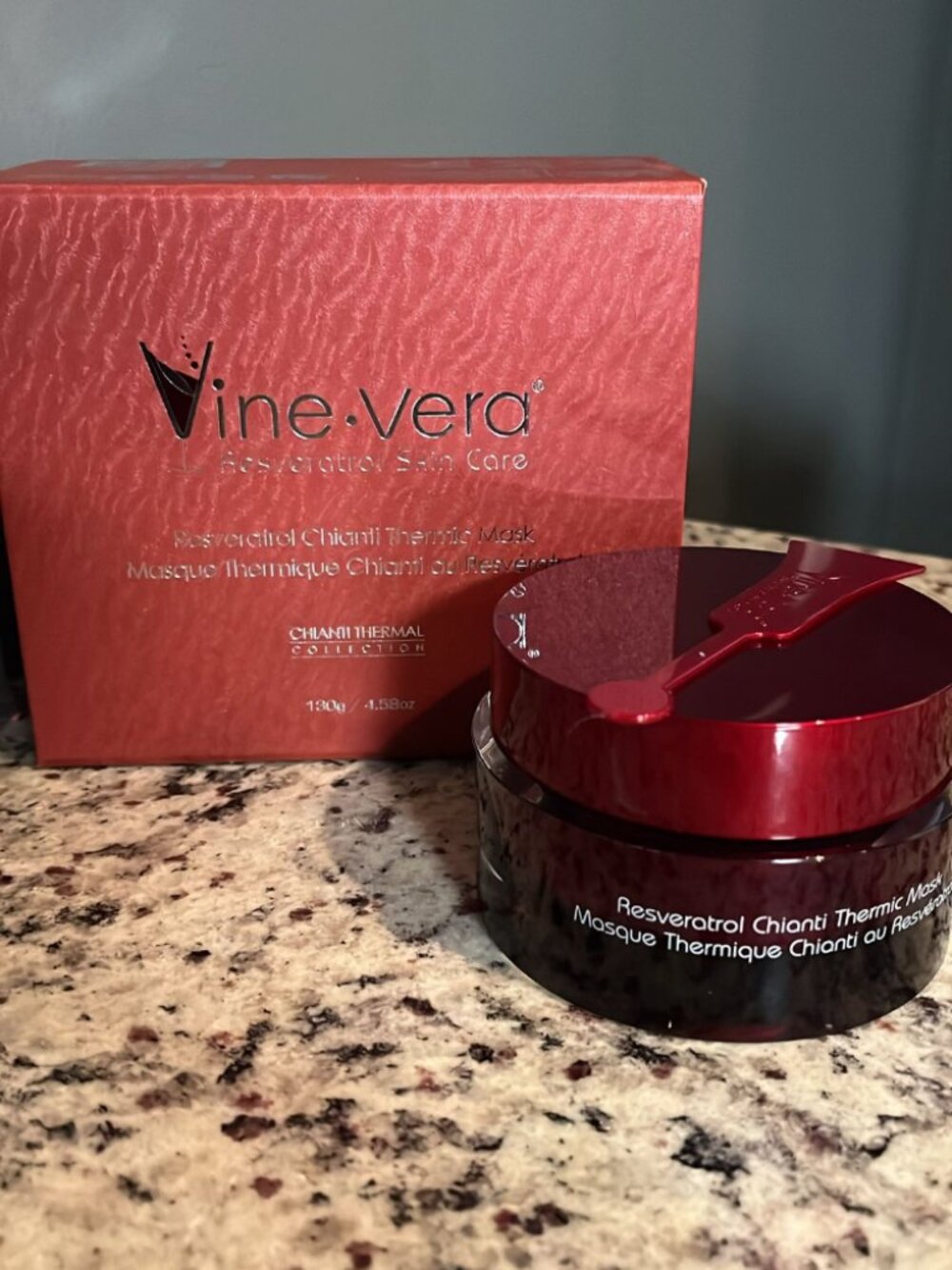 Vine Vera Resveratrol Chianti Thermic Mask- 4.58 fl oz / 130 g -BRAND NEW-SEALED